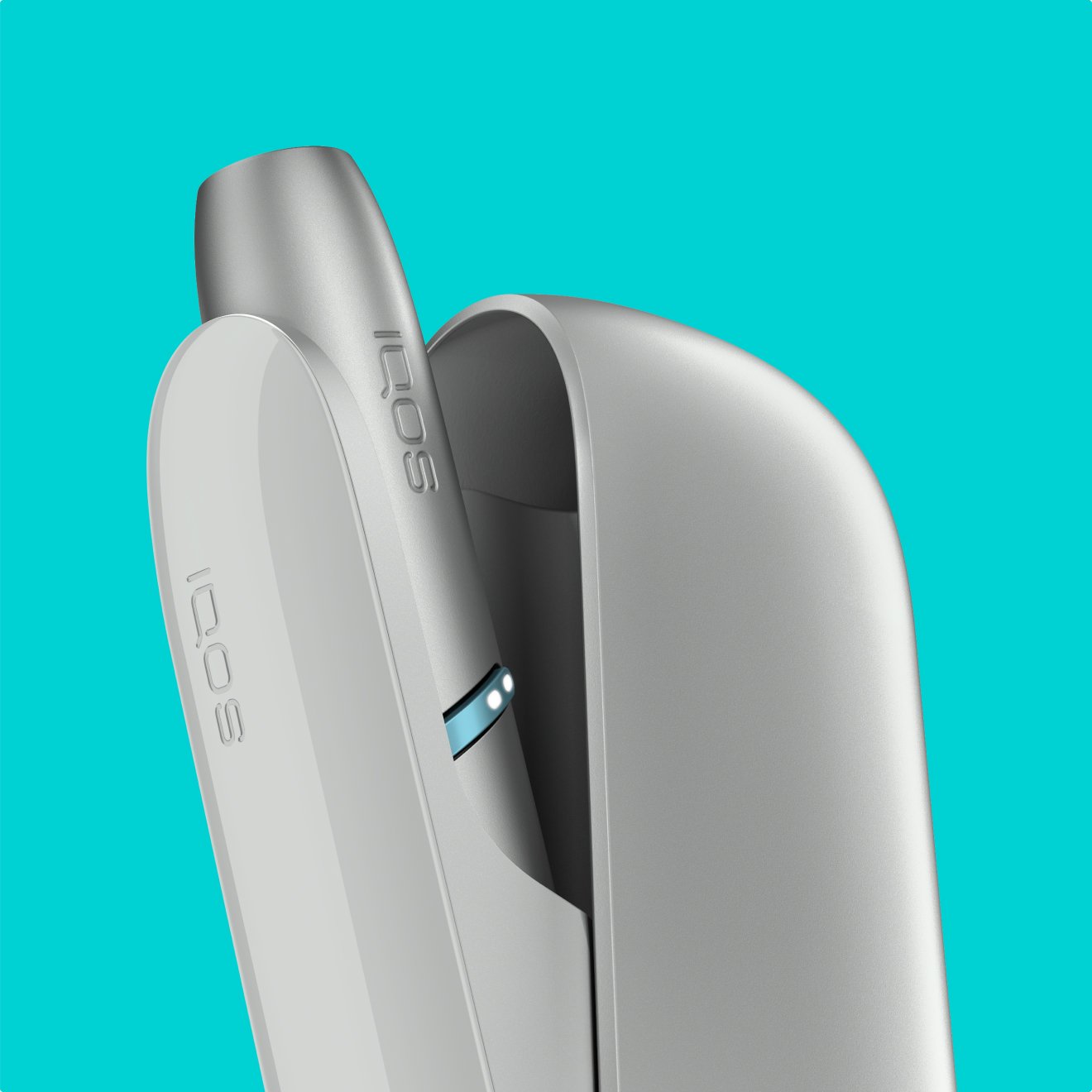 IQOS Originals Duo plateado.