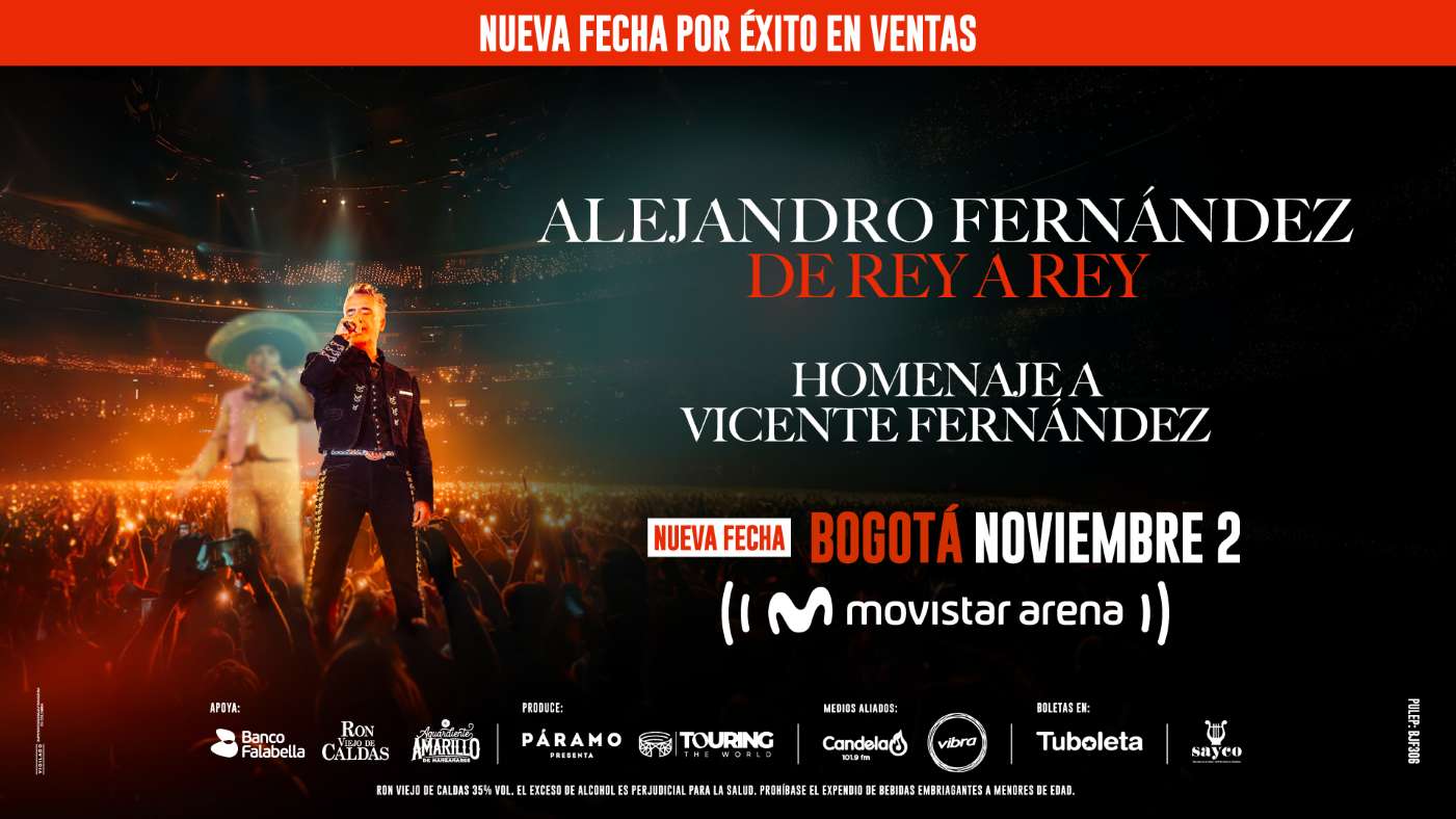 Alejandro Fernández De Rey a Rey concierto 2025 eventos movistar arena 