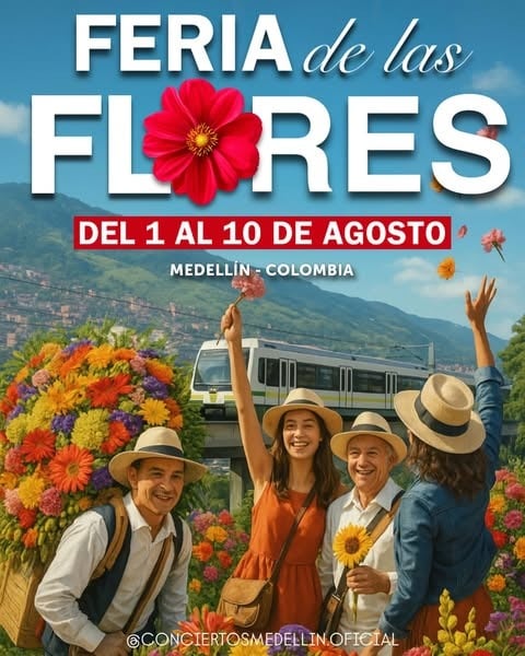 Programación Feria de las flores 2025 completa