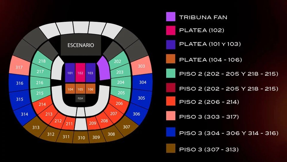 Movistar Arena Bogotá: Ubicaciones, aforo y eventos 2025 | IQOS Colombia