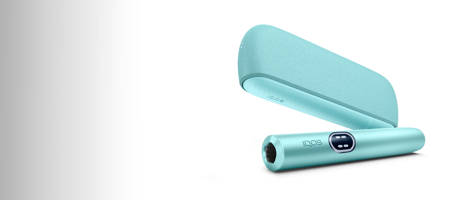 Dispositivo IQOS ILUMA i en color Azul Brisa
