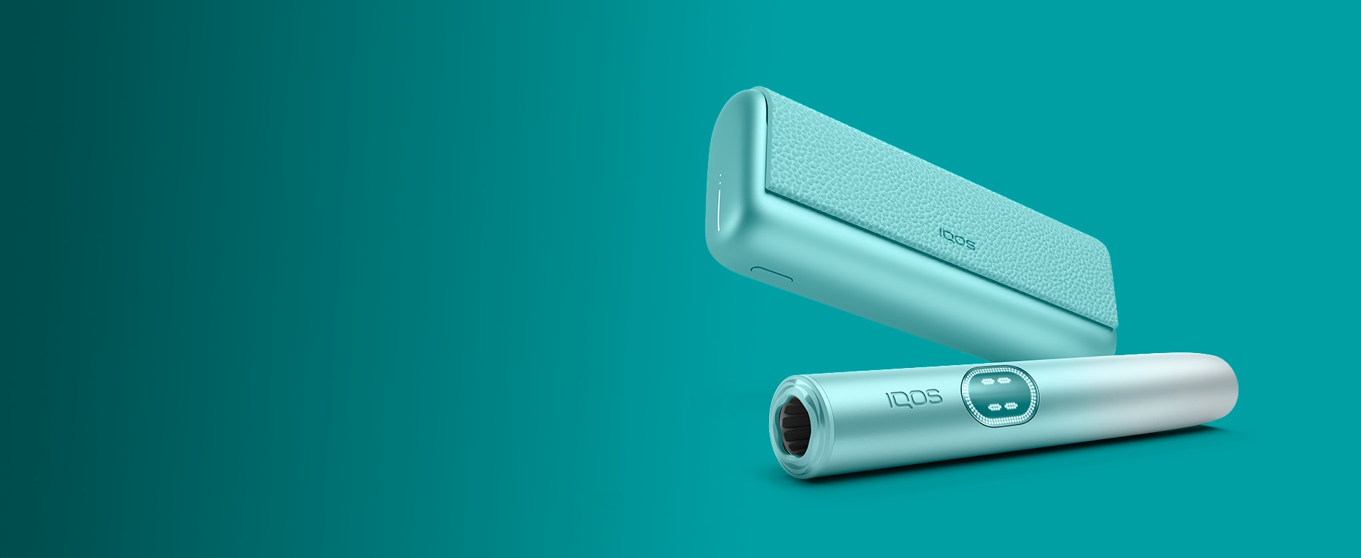 Un IQOS ILUMA i PRIME color Azul Brisa