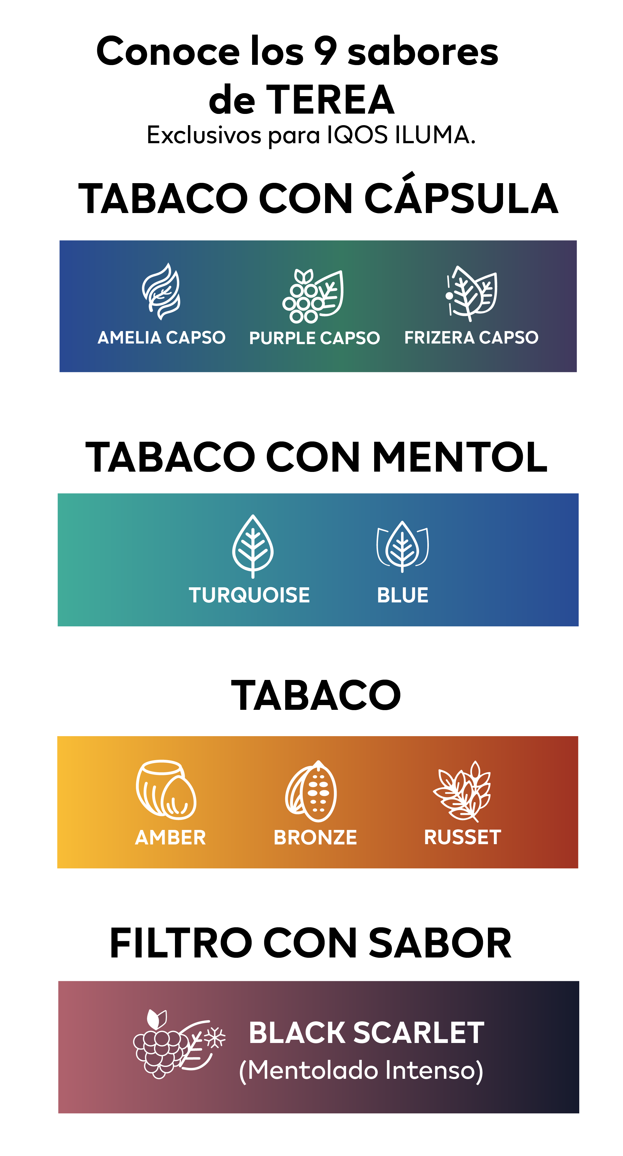 Terea 9 flavours