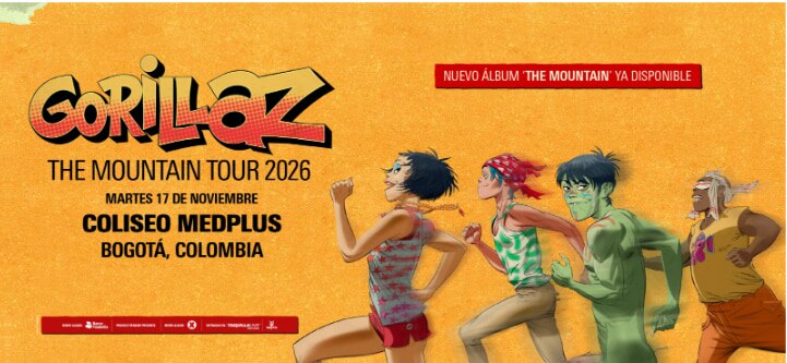 Concierto Gorillaz Bogota